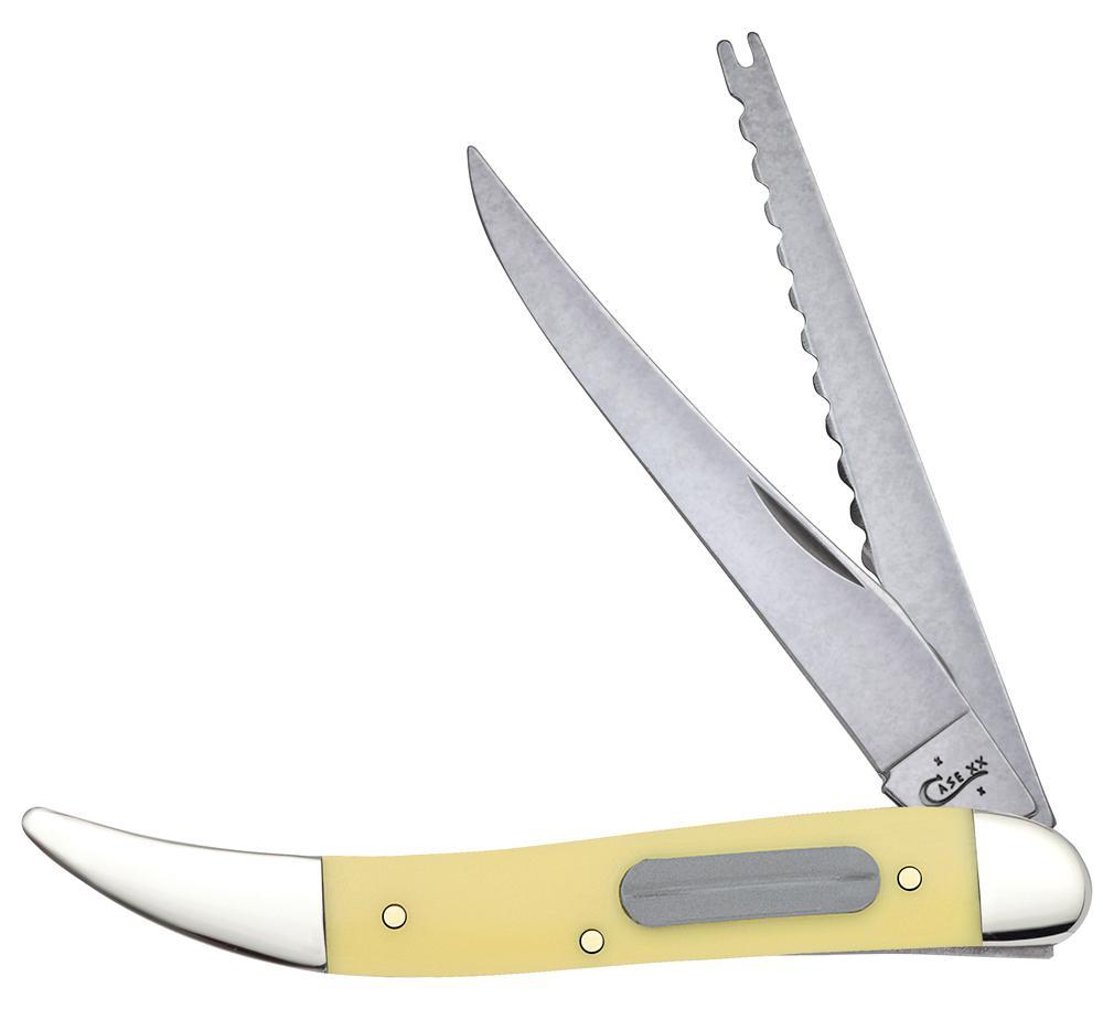 case fishing knife with lure in gift tin Case Yellow Synthetic Fishing Knife — Flags Unlimited
