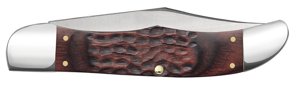 Case Rosewood Standard Jig Folding Hunter with Leather Sheath 00189