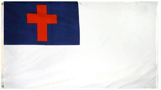 Christian Flag - Nylon - 8' x 12'