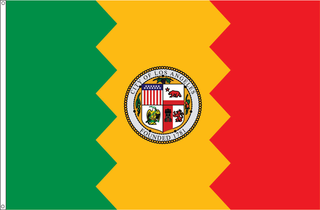 Los Angeles Flag, City of