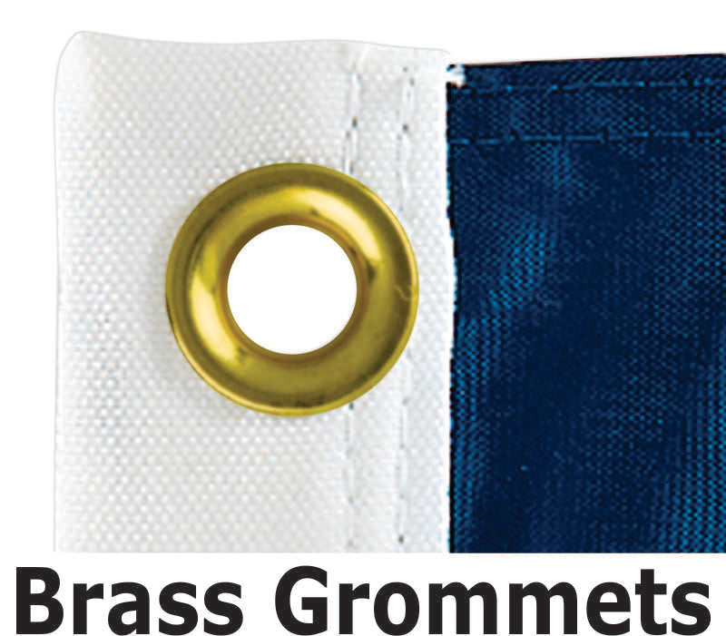 40 Flag Set (Size 7) BRASS GROMMETS — Flags Unlimited