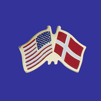 Denmark & U.S. Lapel Pin
