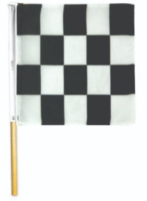 Racing Finish Line Flag With Pole