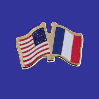 France Flag Lapel Pin - 3/4 x 1/2