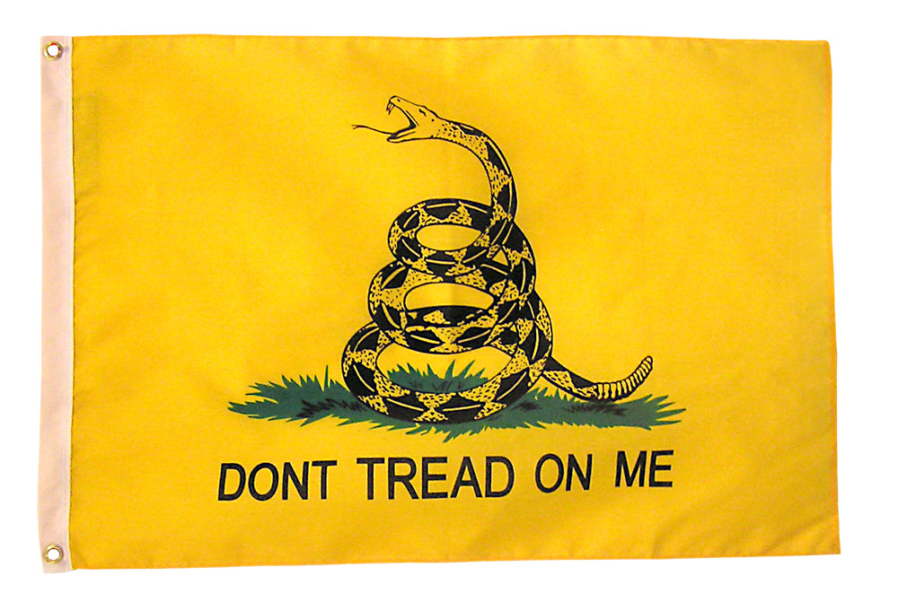 Gadsden flag, don't tread on me flag from Flags Unlimited