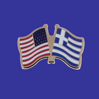 Greece & U.S. Lapel Pin