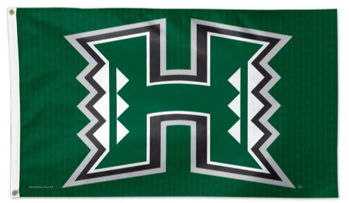 University Of Hawaii Rainbow Warriors Flag - 3x5 Feet, 100% Polyester, Indoor/Outdoor, Officially Licensed - View #14