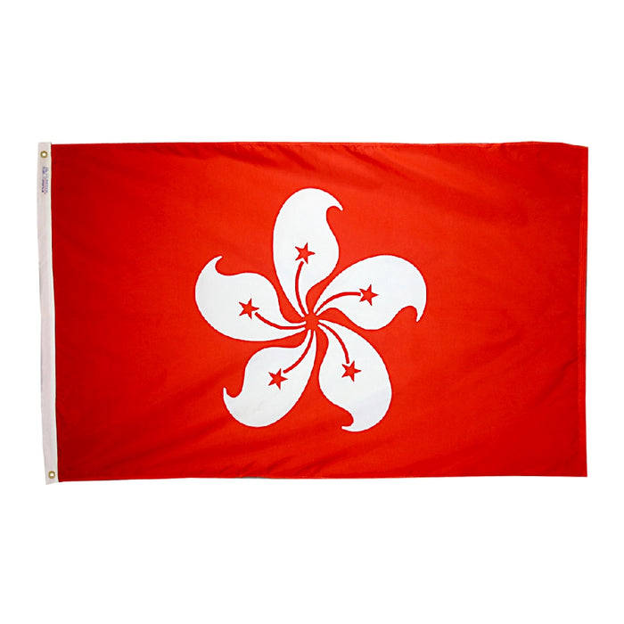 Hong Kong Flag - Polyester - 3' x 5'