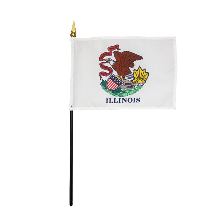 Illinois Stick Flag