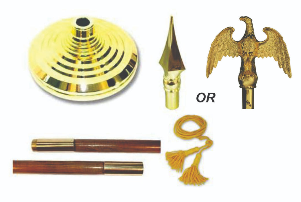 Indoor Mounting Set With Eagle OR Spear Top