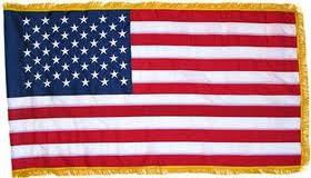 Beautiful U.S. Nylon Flag With Fringe