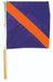 Racing Move Over Flag With Pole