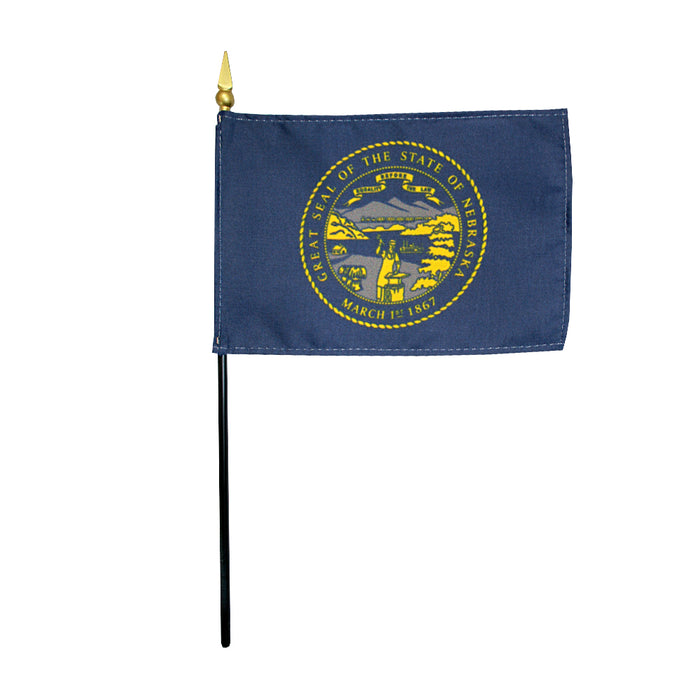 Nebraska Stick Flag