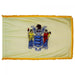 New Jersey State Flag With Pole Hem & Fringe