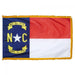 North Carolina State Flag With Pole Hem & Fringe