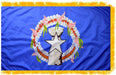 Northern Marianas Indoor Flag With Fringe