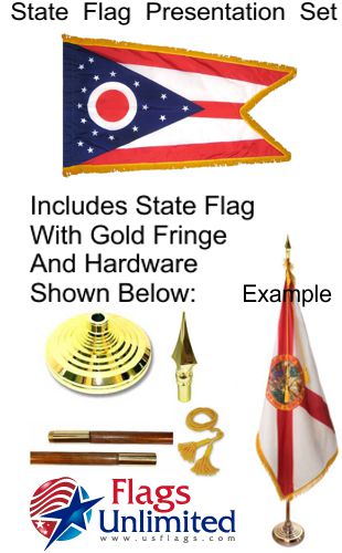 Ohio Indoor Flag Set
