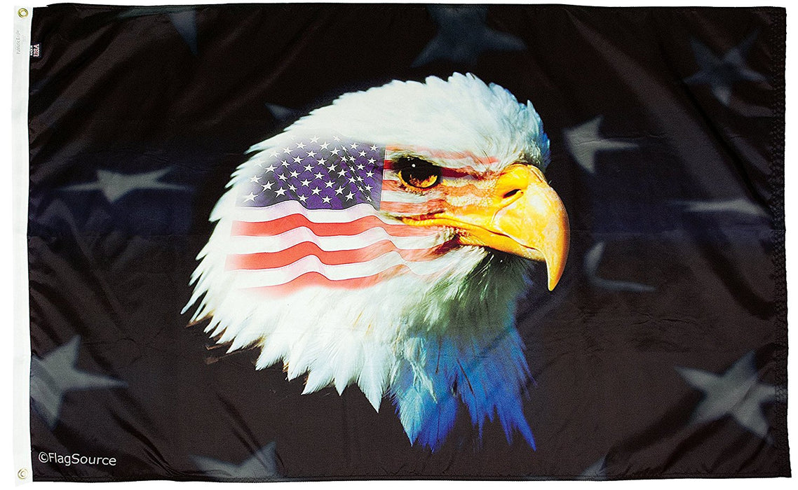 Patriotic Eagle Flag