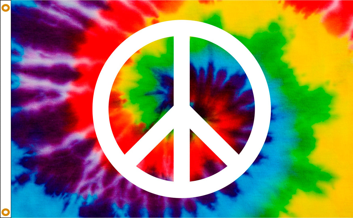 peace tie dye