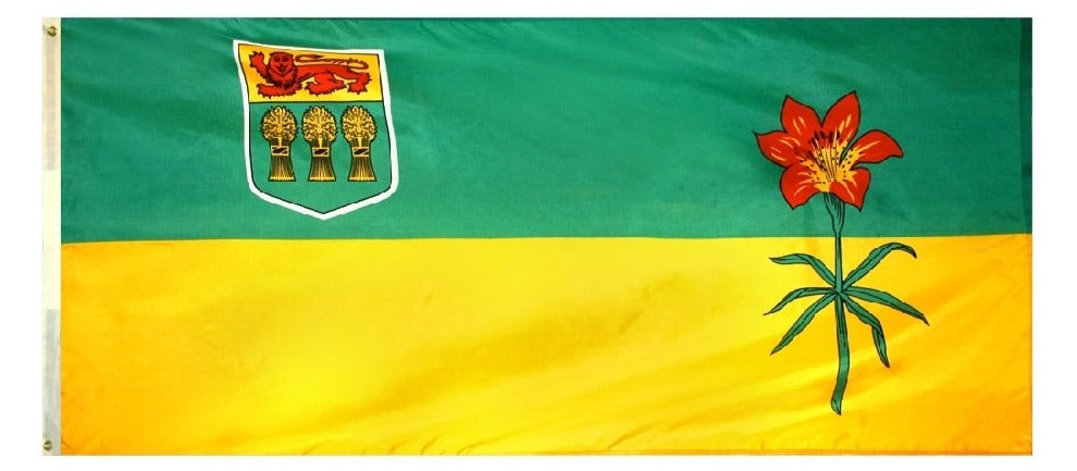 the lily flower is found in which province flag Canadian Province