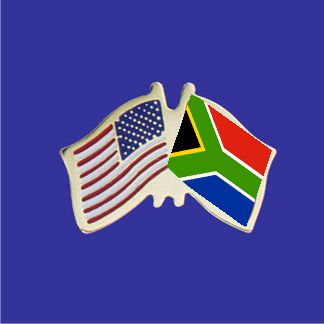 South Africa & U.S. Lapel Pin