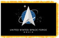 Space Force Flag With GOLD Fringe