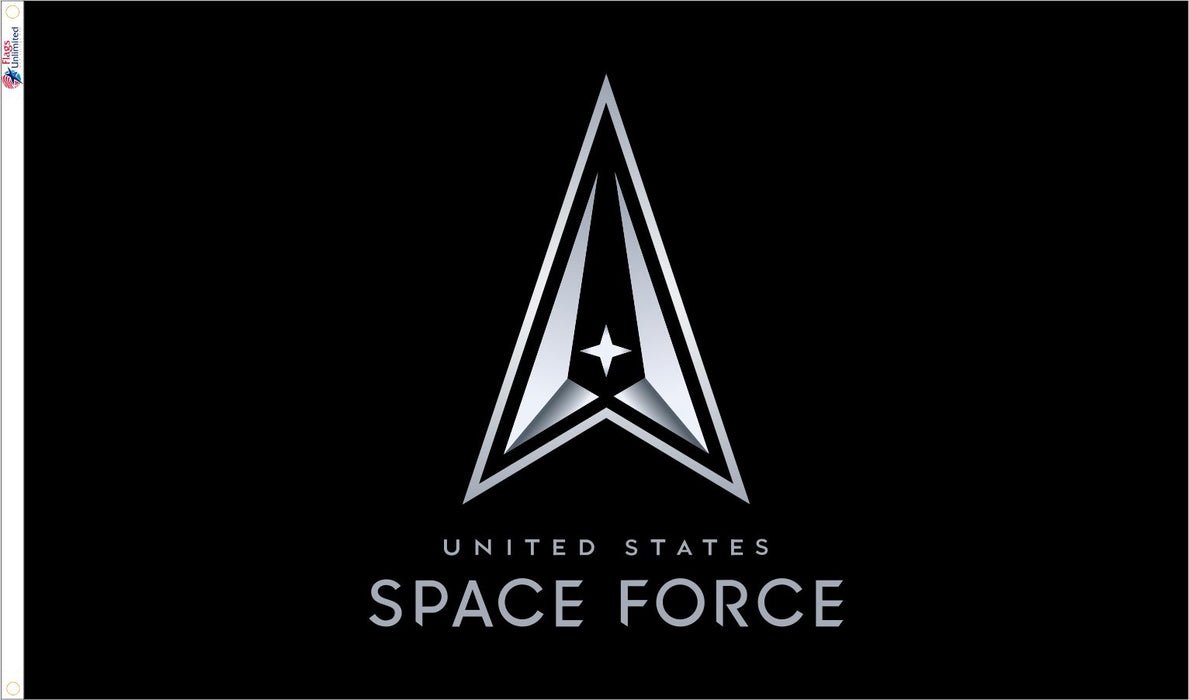 Space Force Logo Flag