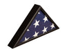 Black Finish Veteran Flag Case