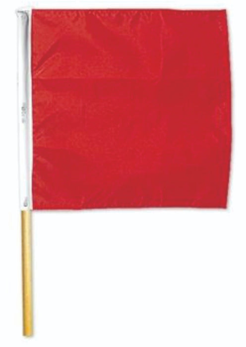 Racing Stop Flag With Pole