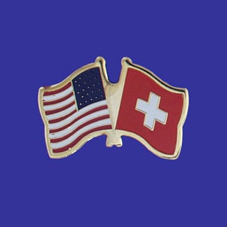 Switzerland & U.S. Lapel Pin