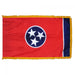 Tennessee State Flag With Pole Hem & Fringe