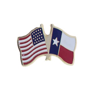 Texas & U.S. Lapel Pin