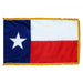 Texas State Flag With Pole Hem & Fringe