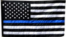 Thin Blue Line USA Flag Fully Sewn