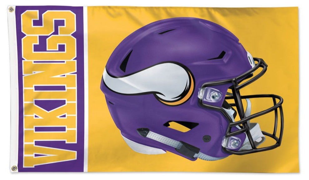 Minnesota Vikings Helmet Flag